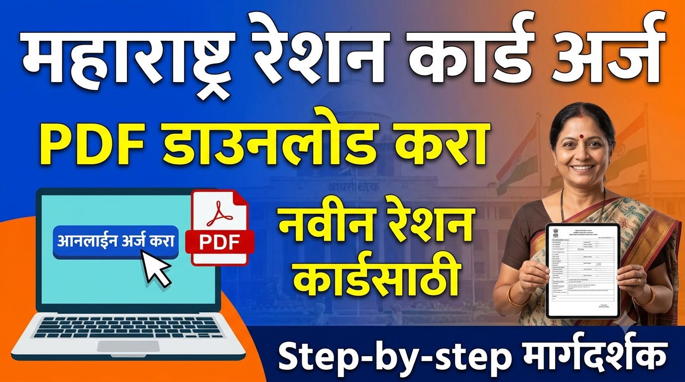 महाराष्ट्र रेशन कार्ड अर्ज