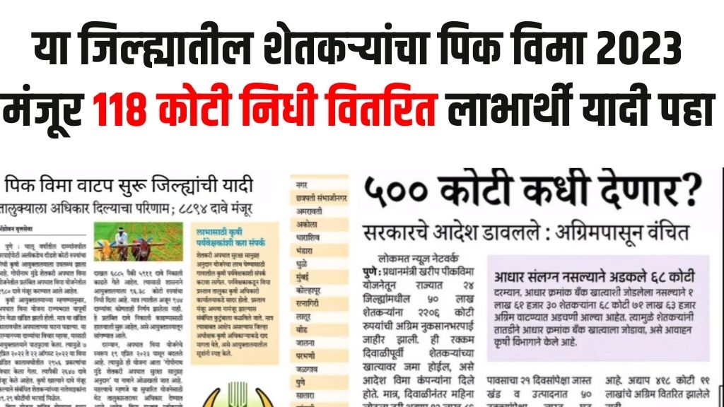 buldhana district pik vima 