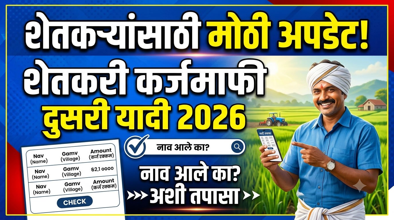 shetkari karjmafi dusri yadi 2026