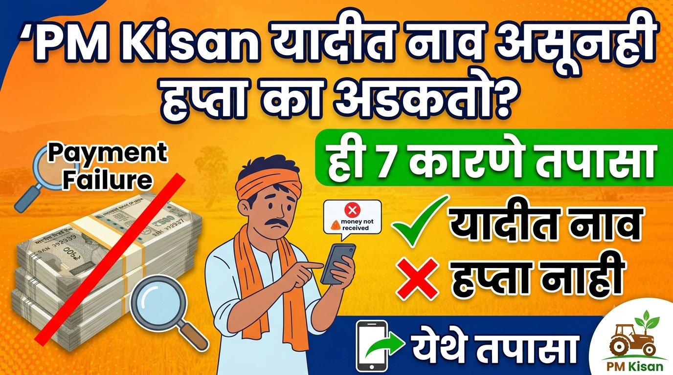 PM Kisan Beneficiary List Name But Installment Not Received